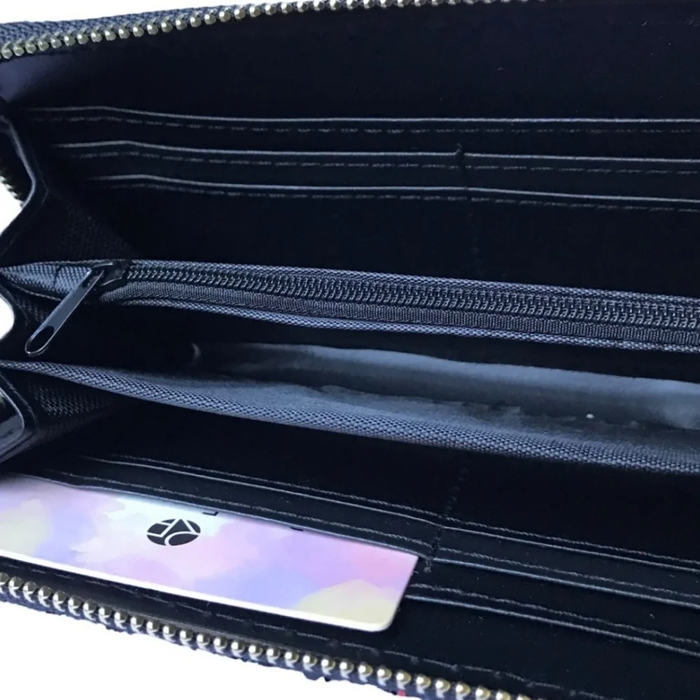 Gold tone glitter fancy elegant wallet - Picture 3 of 4